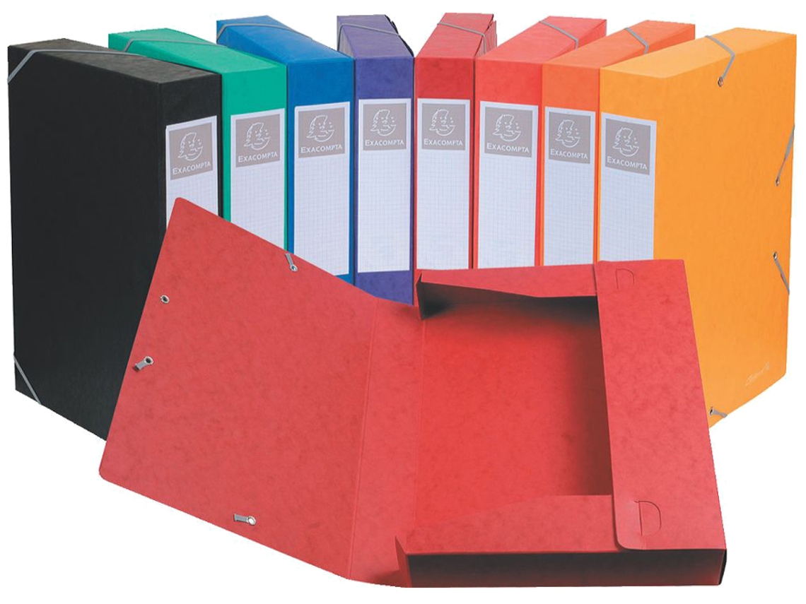 Caja de Recogida EXACOMPTA Cartobox Din A4 40 Mm Morado