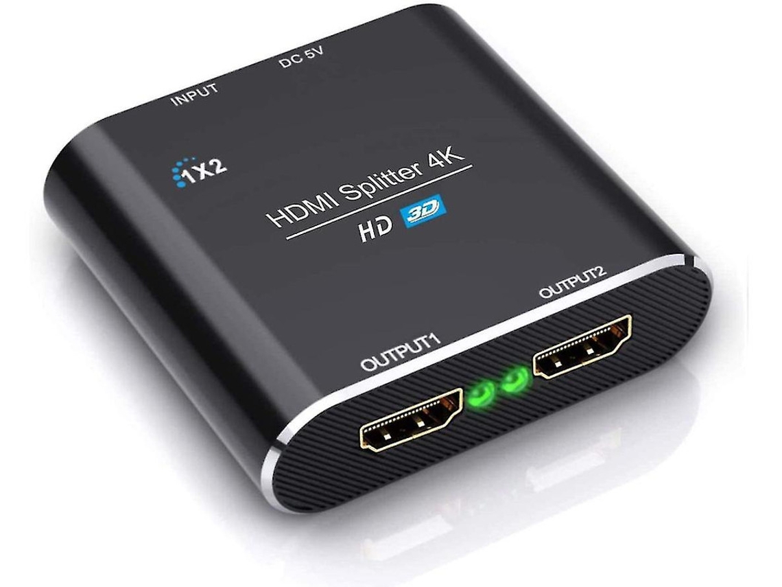 Adaptador Divisor Hdmi 1X2 YIZHOOD Inf144 Negro