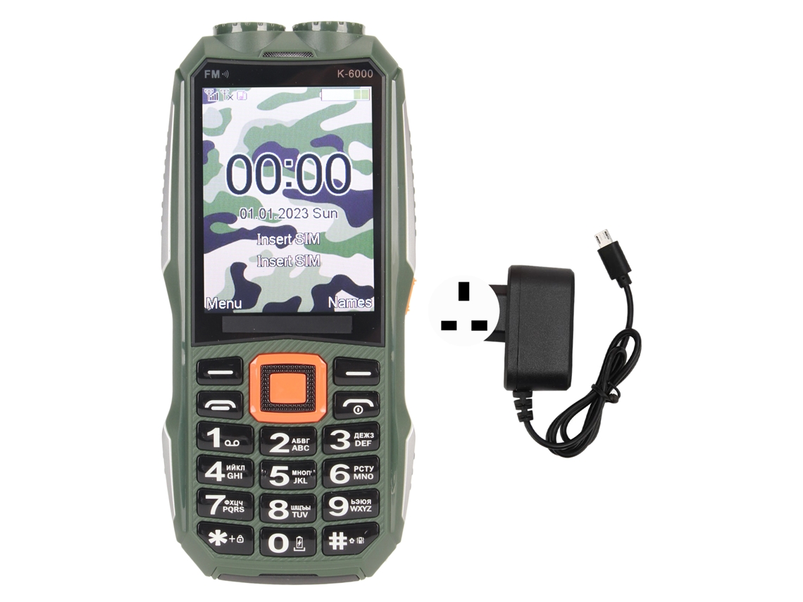 Teléfono Móvil 2g Dual Sim Desbloqueado Con Pantalla De 2,8 Pulgadas, Batería De 6800 Mah, Para Personas Mayores, Botones Grandes.