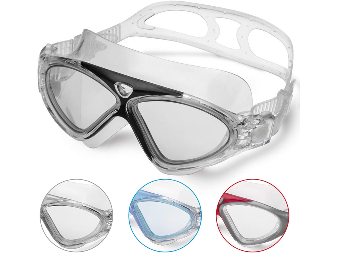 Gafas De Natación Transparentes Para Adultos, Antivaho, Impermeables, Con Protección Uv Y Visibilidad Ajustable De 180 Grados. Ideales Para Hombres Y