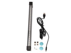 Barra de luz LED USB negra 2026 para fiestas, pintura corporal fluorescente y pósteres luminosos.