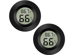 Mini higrómetro, termómetro y medidor de humedad digital para interiores, con pantalla LCD. Nostalgia88