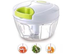 Cortador Manual De Alimentos Para Verduras, Frutas, Frutos Secos Y Cebollas - Blanco