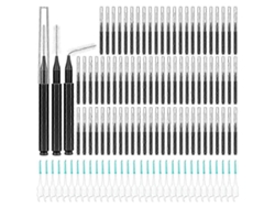 300 cepillos interdentales para aparatos de ortodoncia, cepillo de dientes suave y flexible para la limpieza de aparatos de ortodoncia. TAISHENGDA