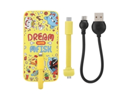 Batería Portátil (carga Portátil, Diseño Compacto) Serie De Viajes Mchoco-8000mah (amarillo)