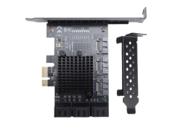 Tarjeta De Expansión Pcie 1x A 9 Puertos Serial Ata3.0 Adaptador Ssd Pcie3.0 Gen3 6gbps Para Win10 11 2003