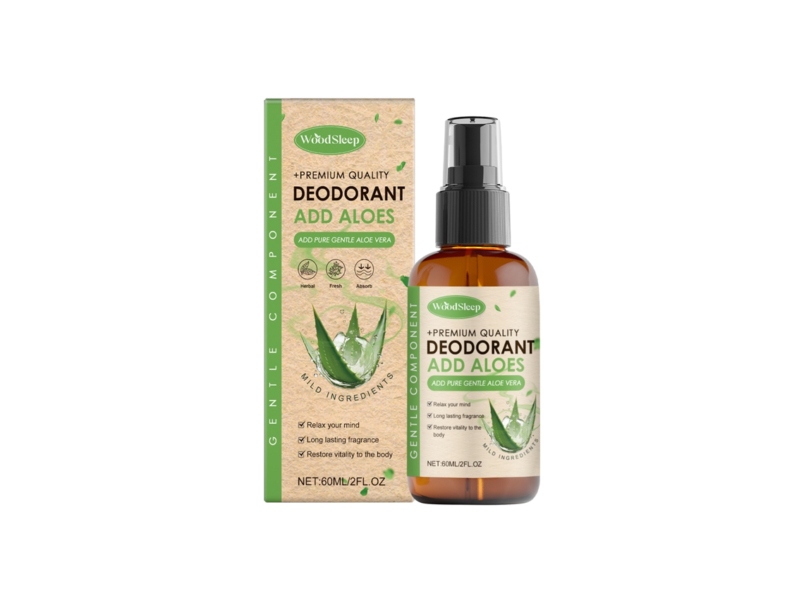 Spray corporal relajante de aloe vera y magnesio para aliviar el estrés y favorecer un sueño reparador (60 ml).