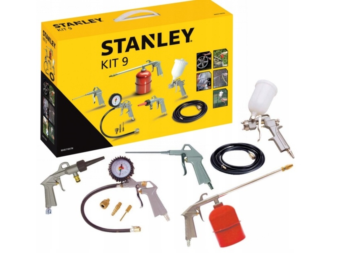 Accesorios De Aire Comprimido 9Pç Ref.9045718Stn Stanley