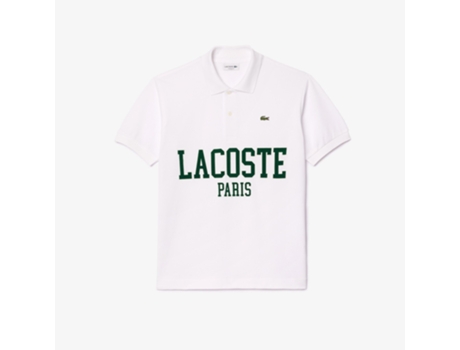 Pantalones Cortos de Hombre LACOSTE Sapatos Sleeved Ribbed Tecido Blanco (L)