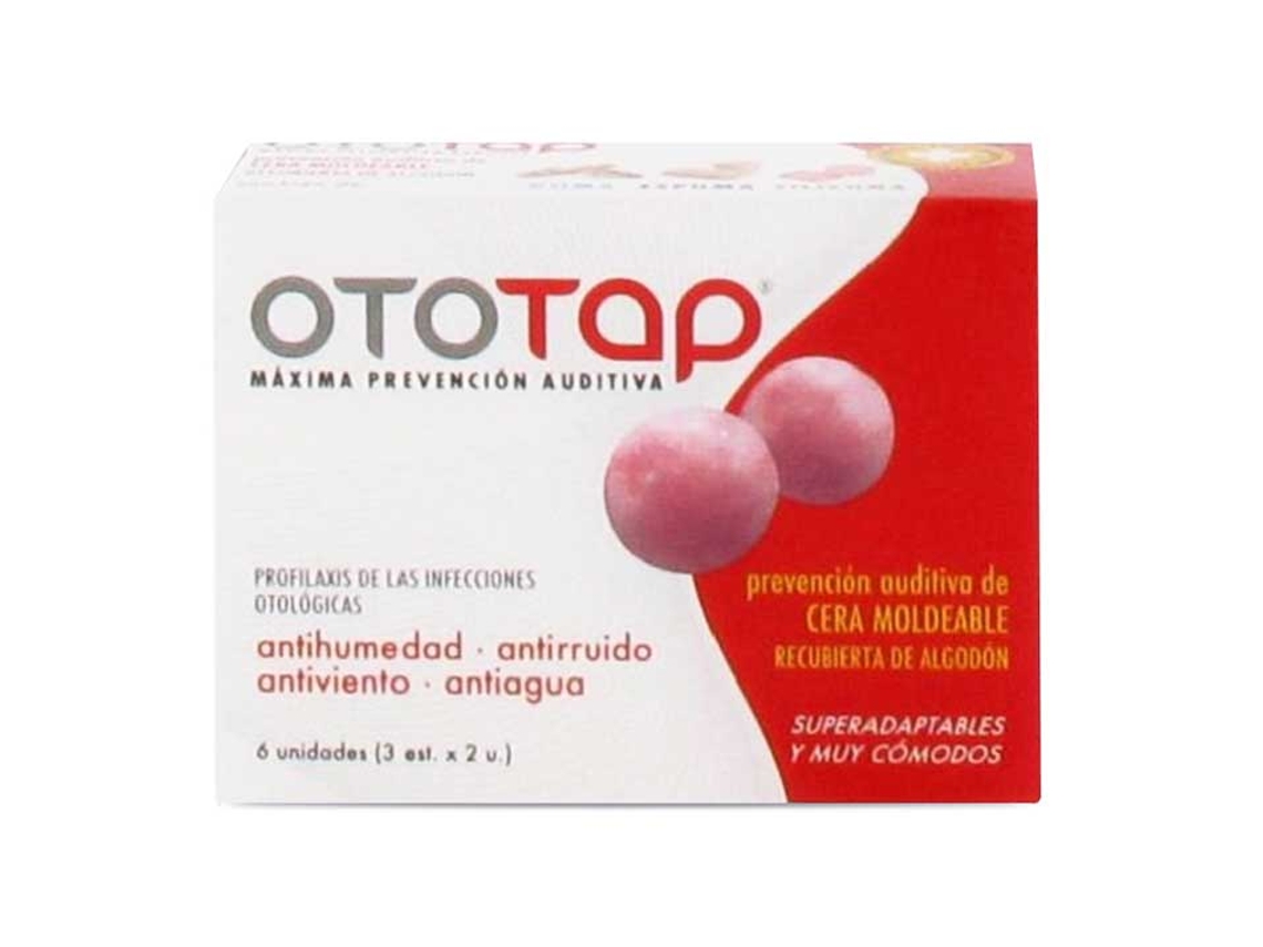 Tapones de Oído OTO Cera Moldeables 6 Unidades