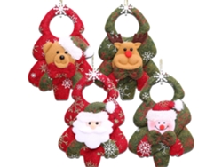 MEOIRUERY Encantadores juegos de adornos colgantes para árbol de Navidad, muñeco de peluche para decorar y regalar en estas fiestas.