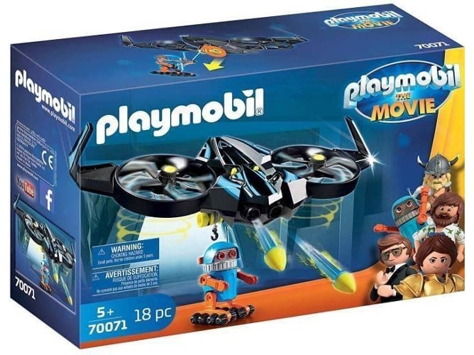 PLAYMOBIL The Movie Robotitron with Drone