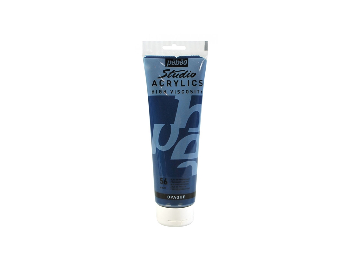 Tinta Acrílica PÉBÉO (Opaca - Azul De Prusia - 250ml)
