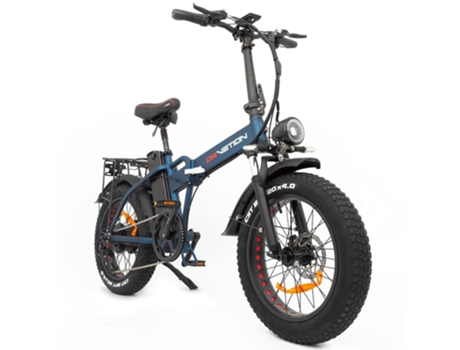 Bicicleta Eléctrica DRVETION At20 Potencia 750W Batería 48V20Ah Alcance 60-90Km Frenos de Disco Azul Mate