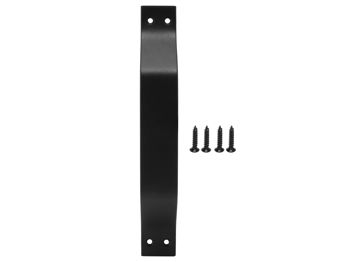 Manilla De Acero Al Carbono Negro Para Puerta De Granero, Ideal Para Garaje, Portón, Jardín O Uso Interior/exterior.