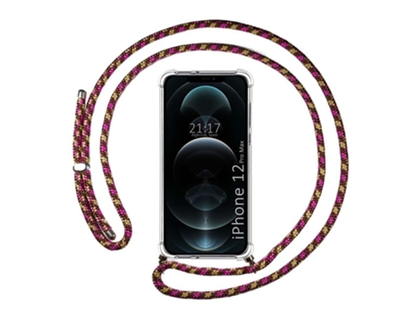 Carcasa iPhone 12 Pro Max (6.7) TUMUNDOSMARTPHONE Colgante Rosa