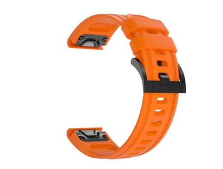 Correa de Silicona para Garmin Fenix 7S/6S Pro/6S/6X/6/5S Plus/5S/Instinct 2S - anaranjado