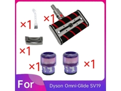 For Omni-glide Sv19 Robot Vacuum Replacement Soft Roller Cleaner Head Cleaner Parts Replacement