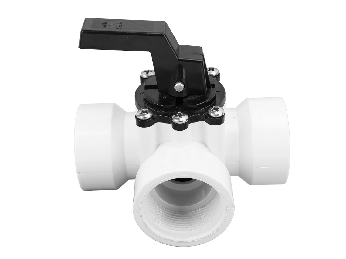Válvula desviadora de 3 vías G1-1/2 pulg. para piscina Zodiac Jandy 4715