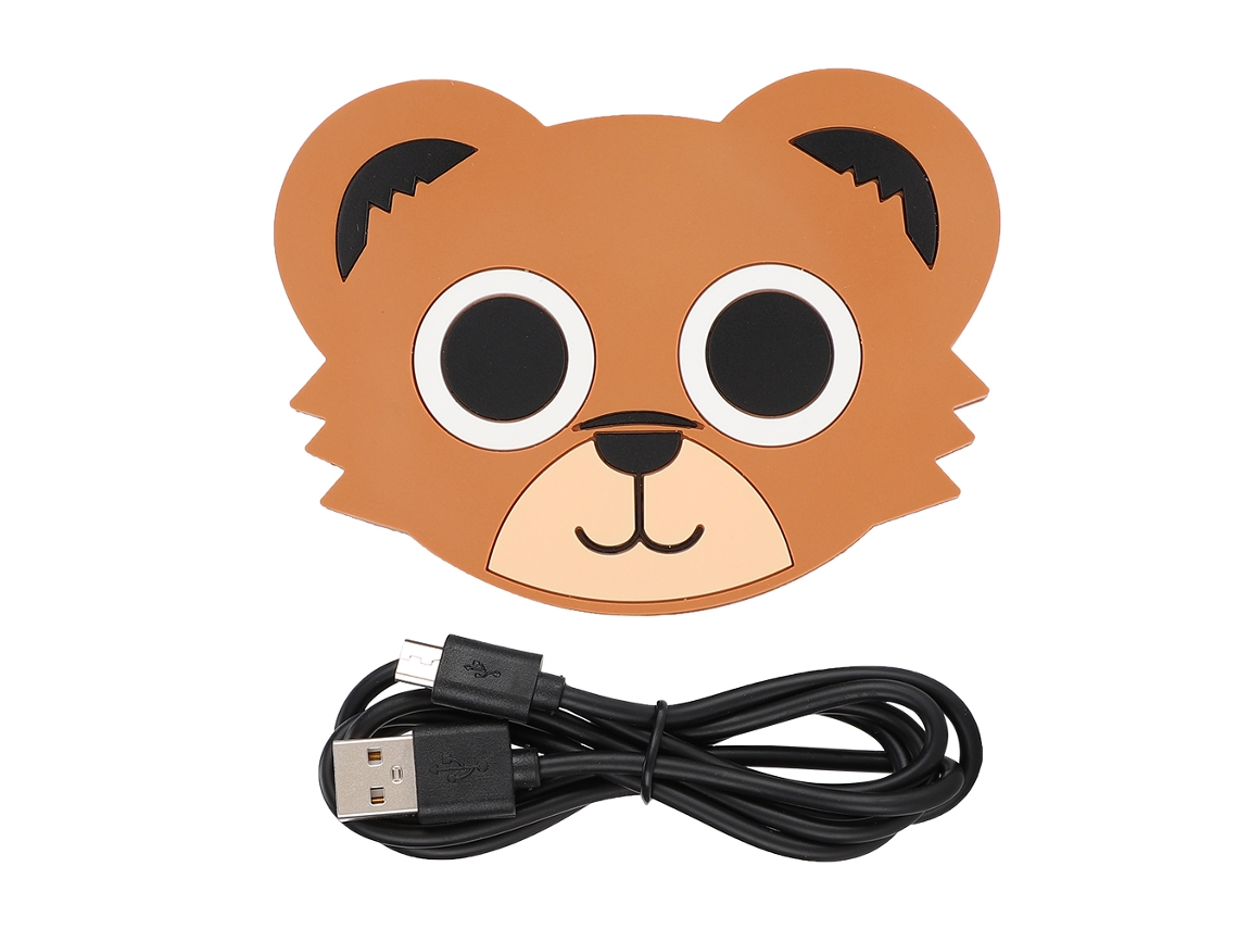 Cargador Inalámbrico Rápido (diseño De Oso, Universal)
