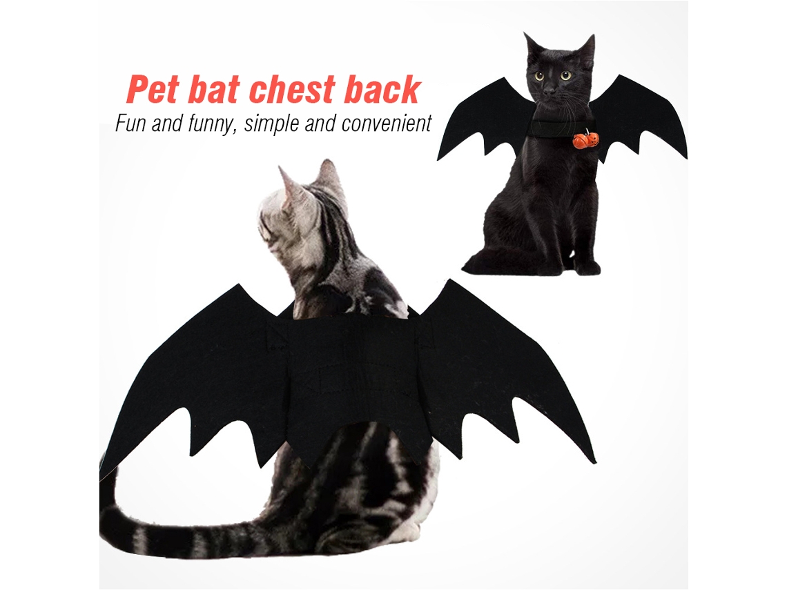 Disfraz Ligero De Murciélago De Fieltro Para Mascotas Para Halloween, Fiesta De Cosplay, Perros Y Gatos.