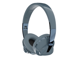 Auriculares Inalámbricos Bluetooth (azules) Con Almohadillas Plegables, Compatibles Con Conexión Por Cable.