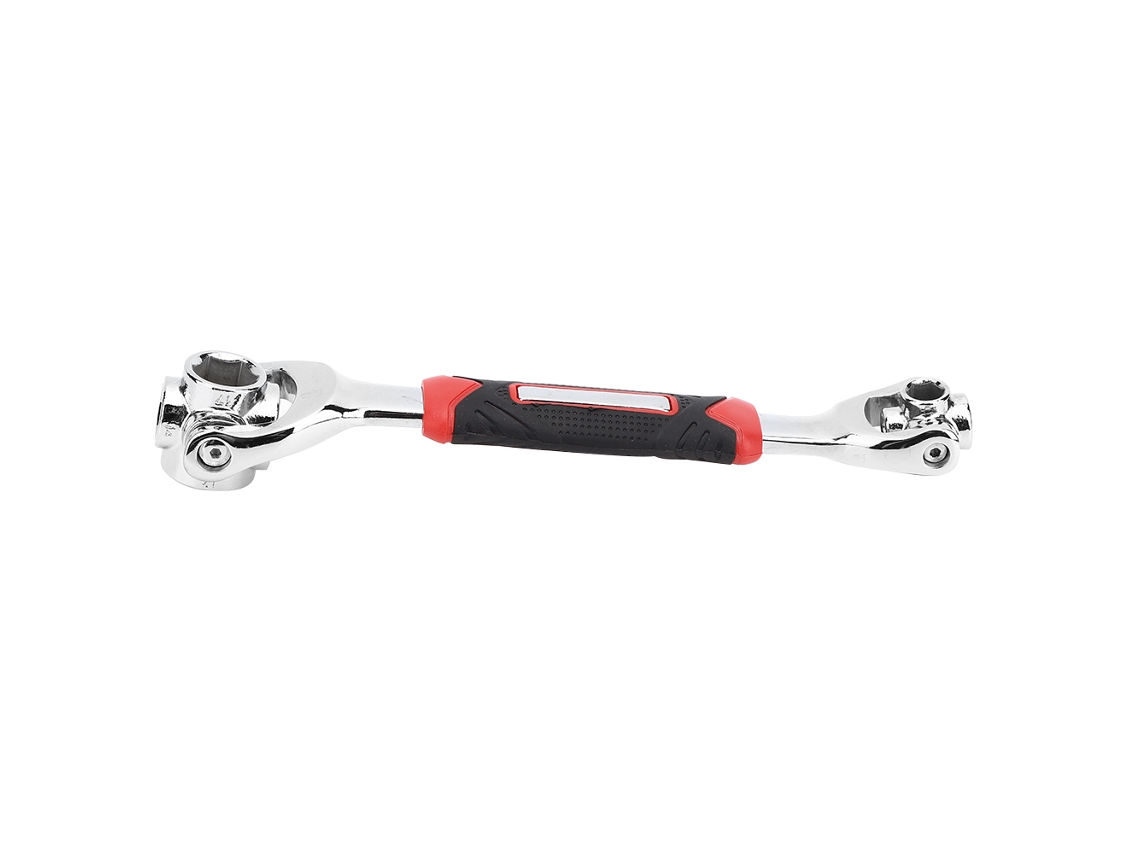 Llave De Vaso 8 En 1, Herramienta Manual No Magnética De Doble Rotación, Acero Al Carbono De 8-21 Mm
