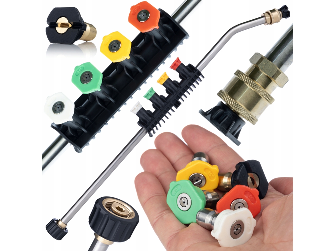 Lanza Alta Presion M22 Universal 5q – 5 Boquillas | 2 Bar | Compatible Con Karcher, Bosch