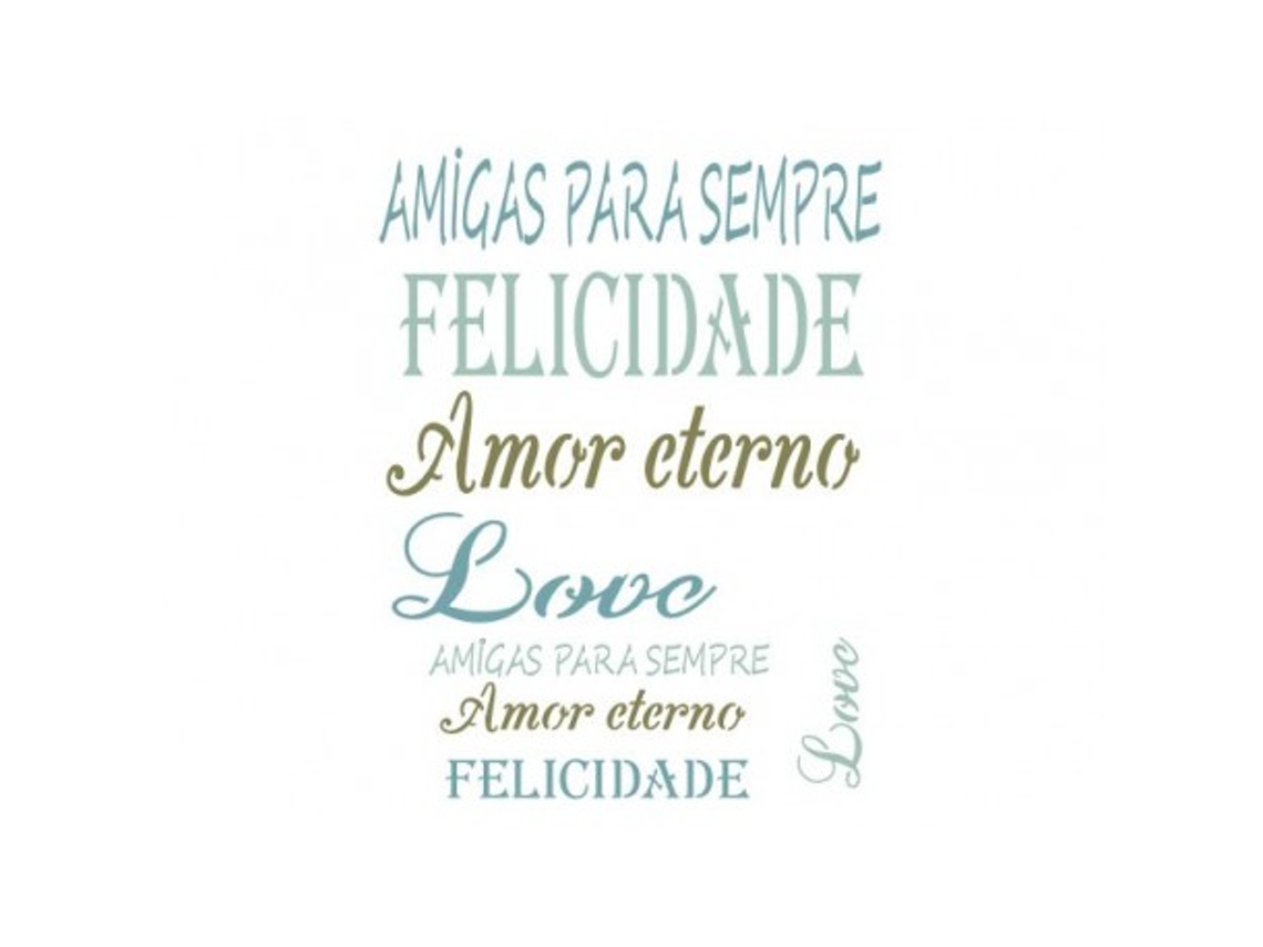 Plantilla 21x15cm Deseos 300021237 Acrilex
