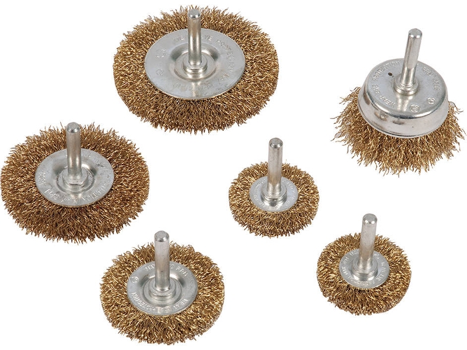 Conjunto de Cepillo de Acero - 6 piezas SILVERLINE 993067
