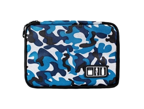 Bolsa para almacenamiento de cables y electrónica - Azul