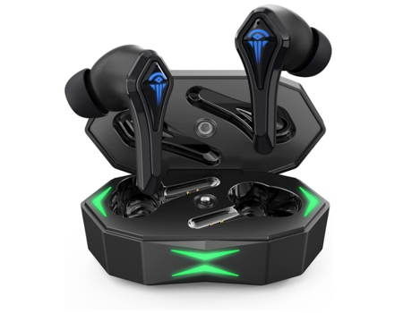 Audífonos Bluetooth 5.2, con Cancelación de Ruido, 36 Horas de Reproducción, Resistencia al Agua IPX5, CHRONUS A10 (Negro)