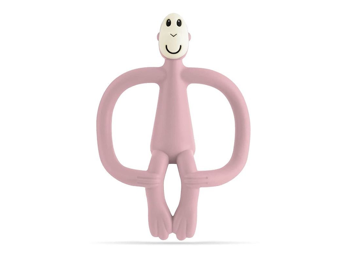 Mordedor De Silicona Con Forma De Mono Para Bebés De 3 A 12 Meses, Con Diferentes Texturas, Que Masajea Las Encías, Seguro Y Educativo.
