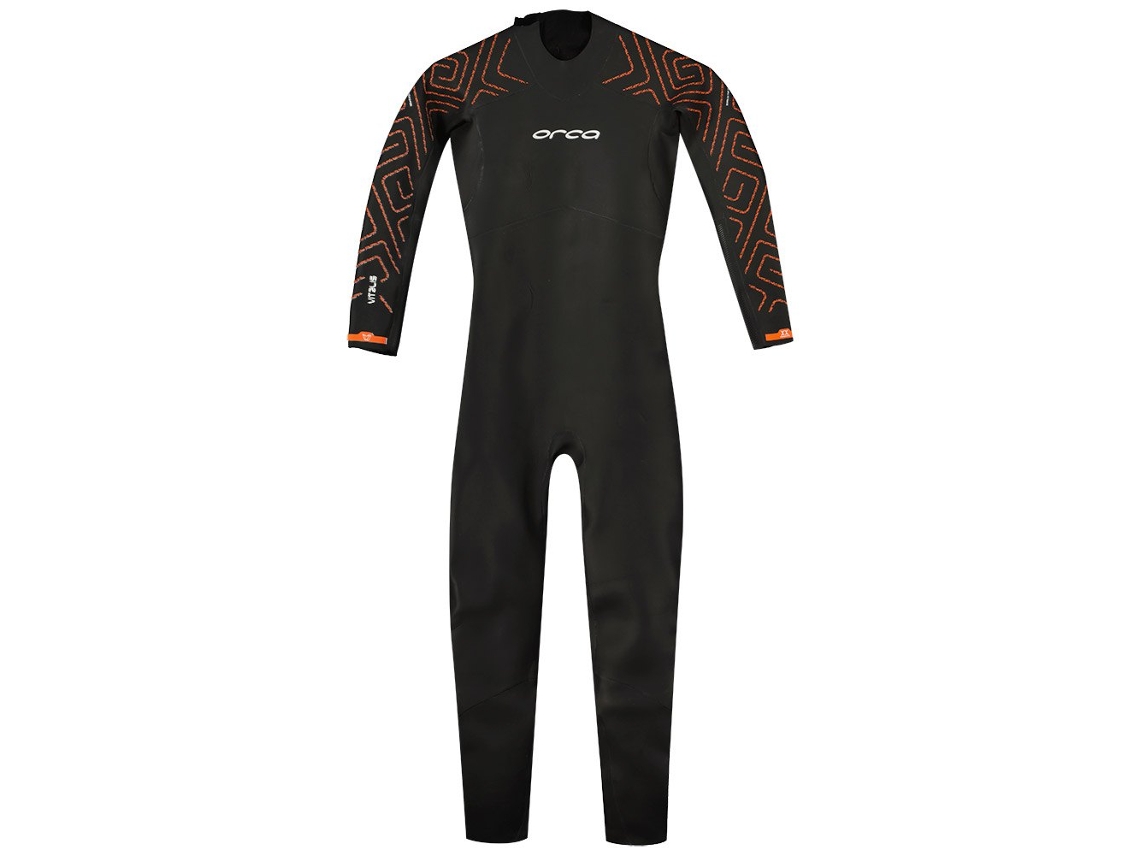 Roupa de Neoprene Feminina de Manga Comprida Vitalis Trn Preto Lworca