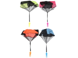 Vlola-4pcs Paracaídas De Lanzamiento Manual Soldado Mini Juguete Deportivo Educativo Infantil De Exterior