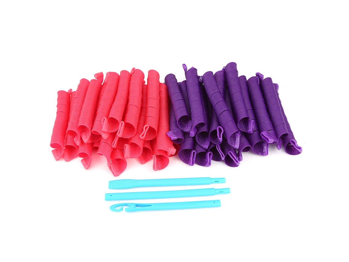 2026-40 Unidades/Pacote Modelador de Cabelo Mágico de Plástico com Gancho para Pentear Cabelo - Ferramenta DIY