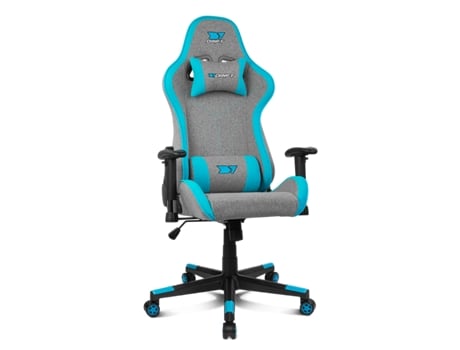 Silla Gaming DRIFT Dr90 Pro (Hasta 150 kg - Elevador a Gas Clase 4 - Gris Azul)