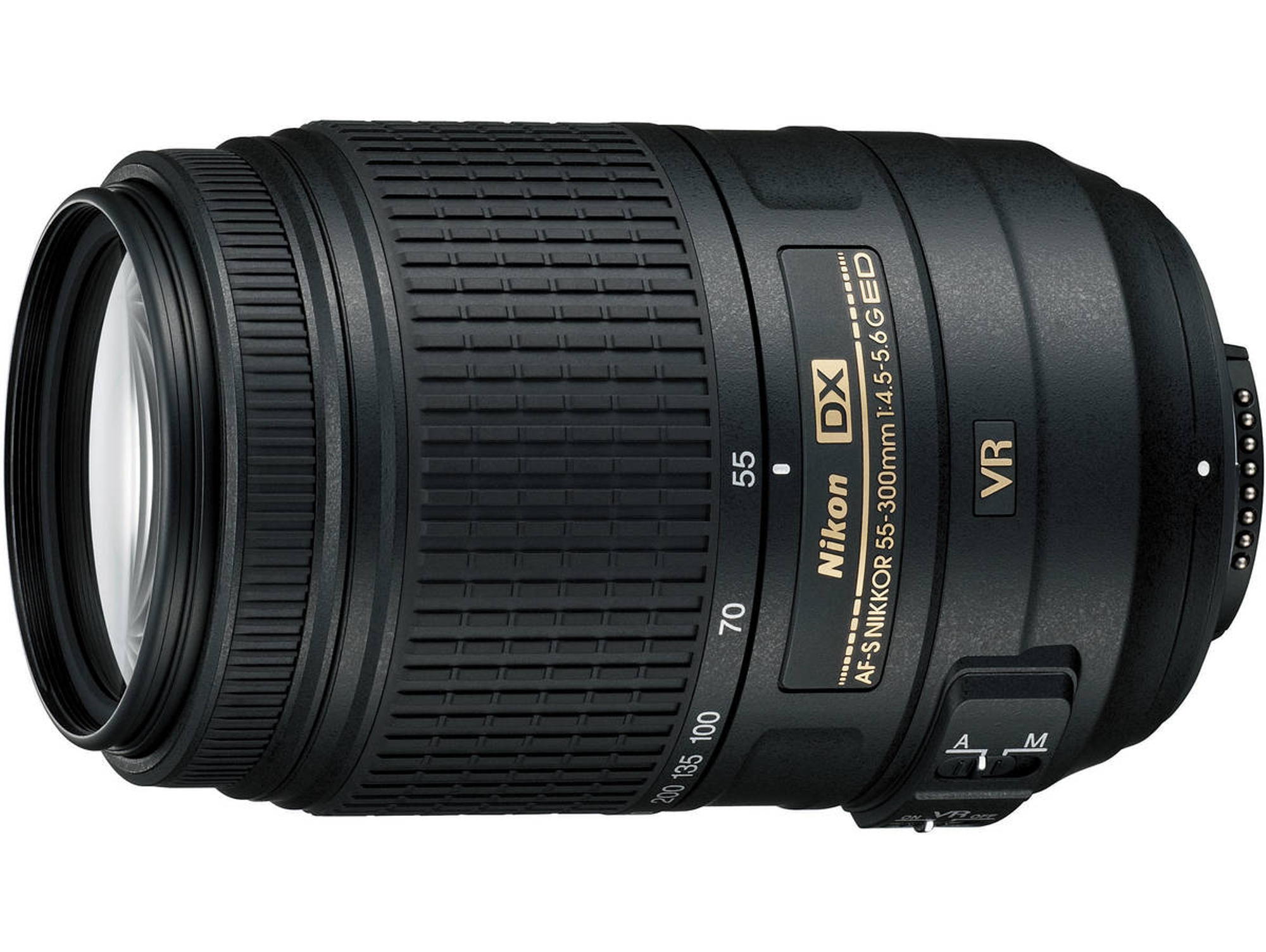 Objetivo NIKON AF-S DX NIKKOR 55-300mm f/4.5-5.6G ED VR (Negro - Encaje: Nikon F - Apertura: f/4.5 - f/29)