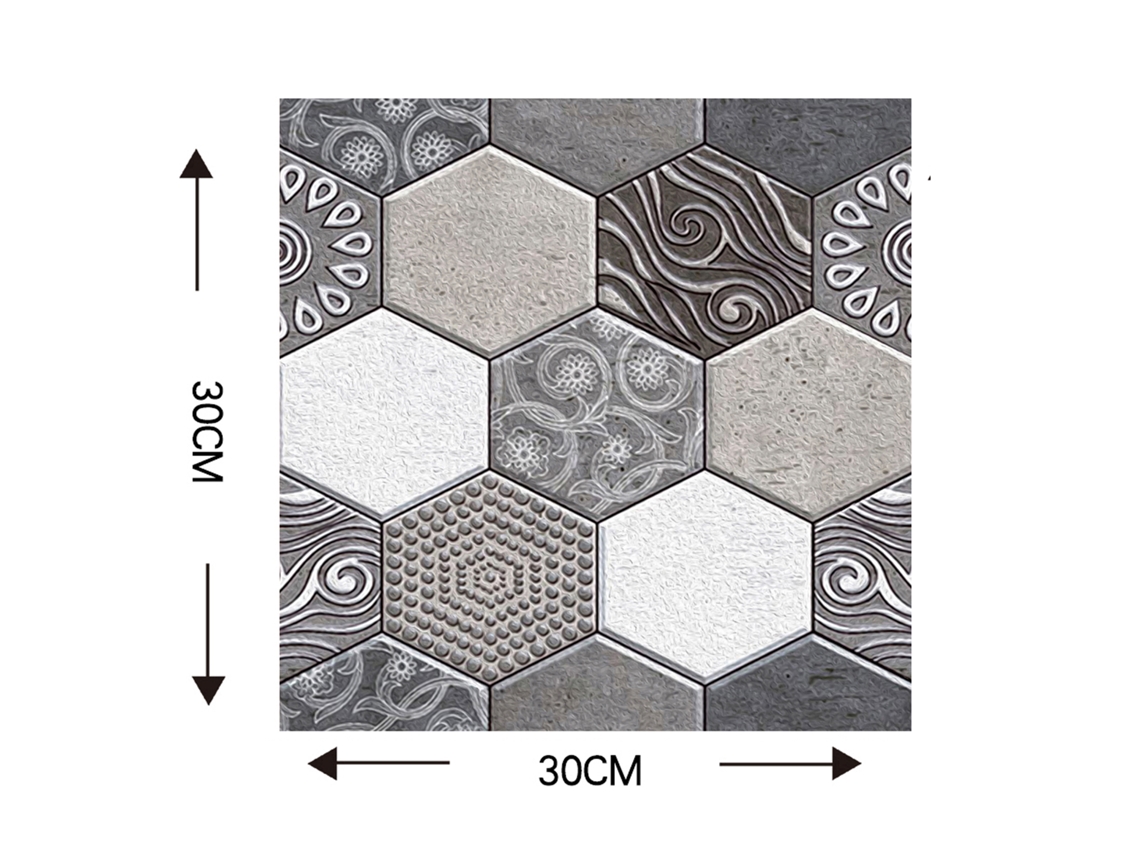 2026-papel Pintado Autoadhesivo 3d Resistente Al Agua Y Humedad Desmontable Peel Stick Pvc Para Salón Baño Cocina Encimera