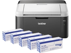 Impresora BROTHER HL-1212WVB + 5 TONERS (Láser Mono - Wi-Fi)