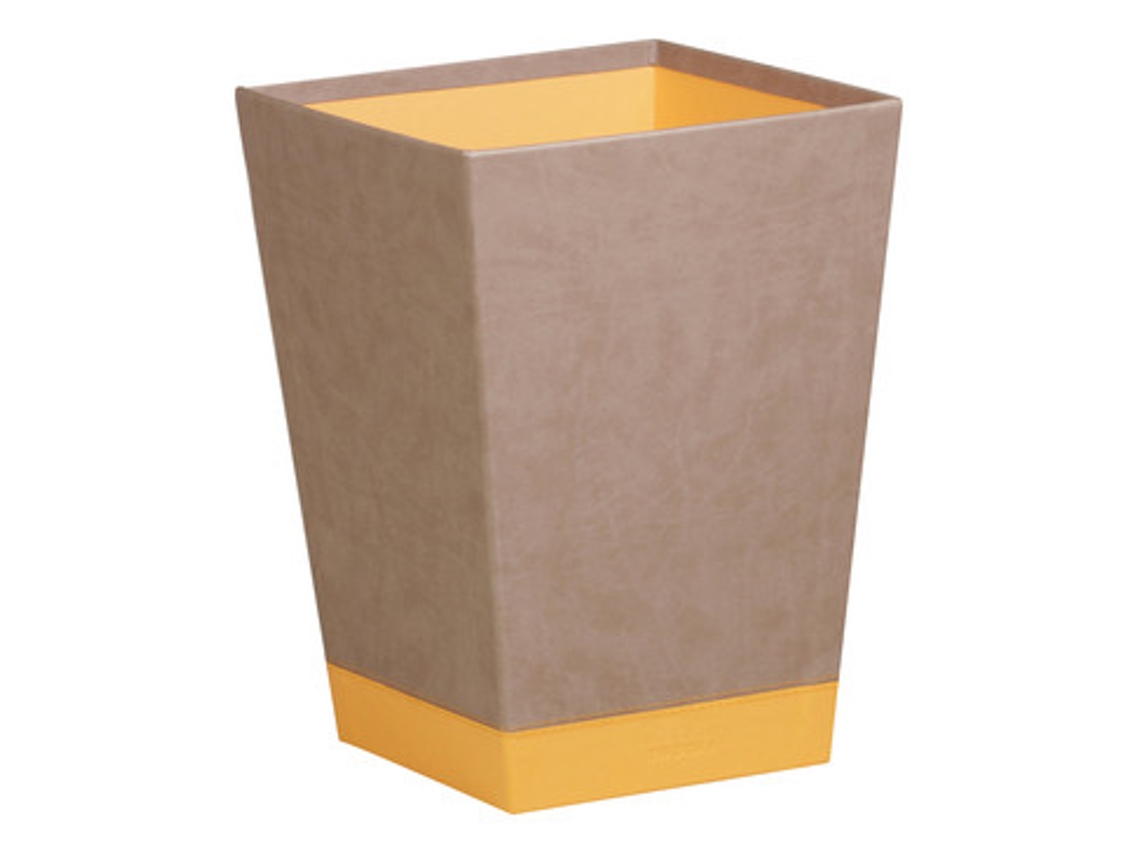 RHODIA Waste Bin Rectangular Polipiel Gris Pardo