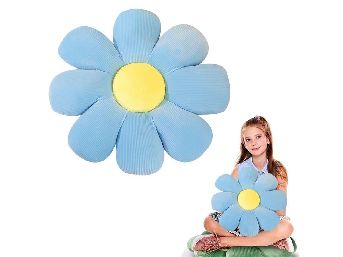Cojín Decorativo Con Estampado De Margaritas, Para Oficina