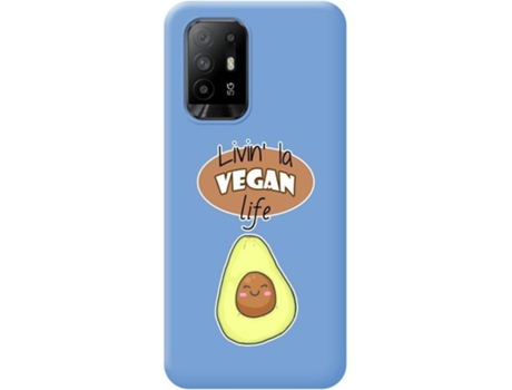 Carcasa para Oppo A94 5G TUMUNDOSMARTPHONE Silicona Líquida Dibujos Azul