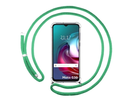 Carcasa Motorola Moto G10 / G30 TUMUNDOSMARTPHONE Colgante Verde