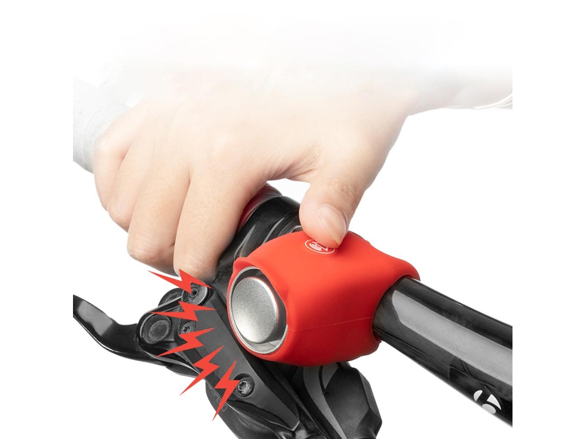 Claxon eléctrico para bicicleta, 120 dB, resistente al agua, con 6 modos de sonido para bicicletas urbanas, de carretera, de montaña e infantiles.