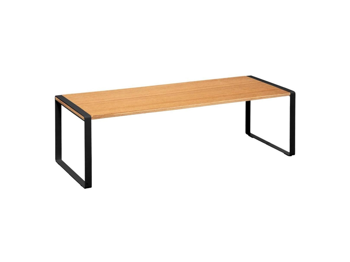 Estante flotante de madera en color negro 50,5x18x15cm WELLHOME