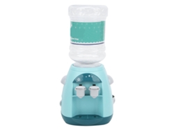 Dan26-mini Dispensador De Agua Eléctrico Juguete Con Dos Boquillas Y Luces Musicales Azul Claro