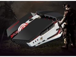 VEEKI Inalámbrico Charging Mechanical Mouse Silent Desktop Gaming Illuminated Gaming Mouse With 2.4G Usb Receiver, Level 3 Dpi, 6 Buttons For Pc/Mac Gamers, Laptops And Desktops Negro