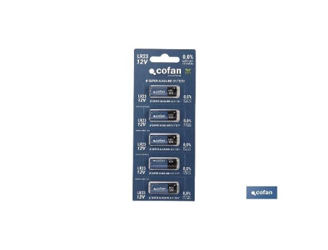 Pila Alkalina Lr23/12V Caja 5 Unidades