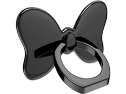 Anillo para iPhone, soporte para teléfono celular con forma de mariposa, soporte metálico giratorio de 360° para teléfonos inteligentes, iPhone, Samsung